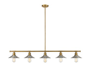 Z-Lite - 613-5L-FB+BN - Five Light Linear Chandelier - Casa - Foundry Brass