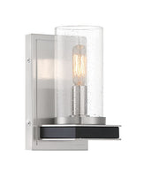Minka-Lavery - 1051-691 - One Light Wall Sconce - Cole's Crossing - Coal w/Brushed Nickel