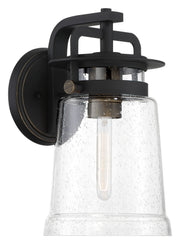 Minka-Lavery - 73141-703 - One Light Outdoor Wall Mount - Maribel Heights - Sand Coal w/Gold Highlights