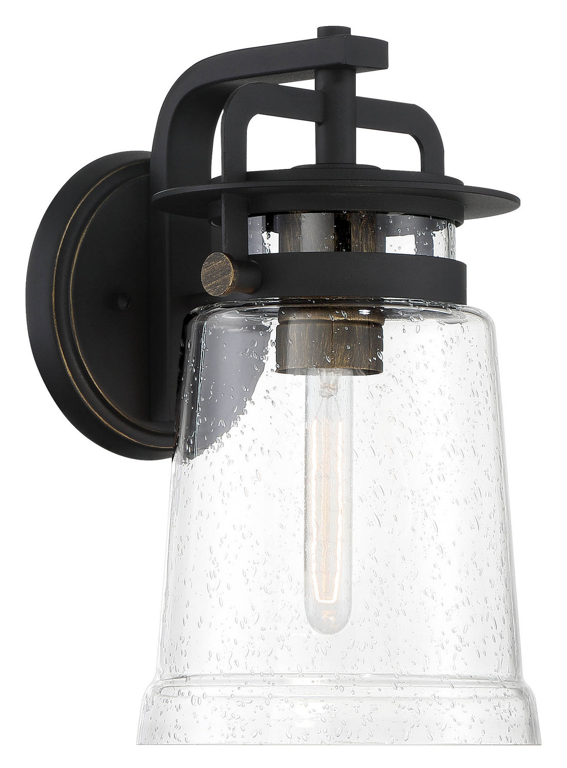 Minka-Lavery - 73141-703 - One Light Outdoor Wall Mount - Maribel Heights - Sand Coal w/Gold Highlights