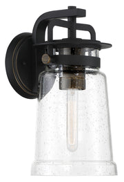 Minka-Lavery - 73142-703 - One Light Outdoor Wall Mount - Maribel Heights - Sand Coal w/Gold Highlights