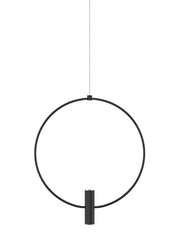 Visual Comfort Modern - 700MPLAY13B-LED930 - LED Pendant - Layla - Nightshade Black
