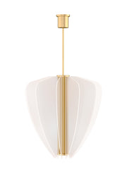 Visual Comfort Modern - 700NYR30BR-LED930 - LED Chandelier - Nyra - Plated Brass