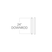 Visual Comfort Fan - DR24SN - Downrod - Universal - Satin Nickel