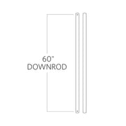 Visual Comfort Fan - DR60SN - Downrod - Universal - Satin Nickel