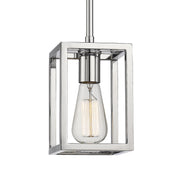 Golden - 2072-M1L CH - One Light Mini Pendant - Wesson - Chrome