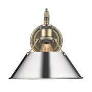Golden - 3306-1W AB-CH - One Light Wall Sconce - Orwell - Aged Brass