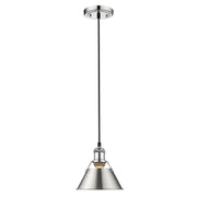 Golden - 3306-S CH-PW - One Light Mini Pendant - Orwell - Chrome