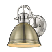 Golden - 3602-BA1 PW-AB - One Light Bath Vanity - Duncan - Pewter