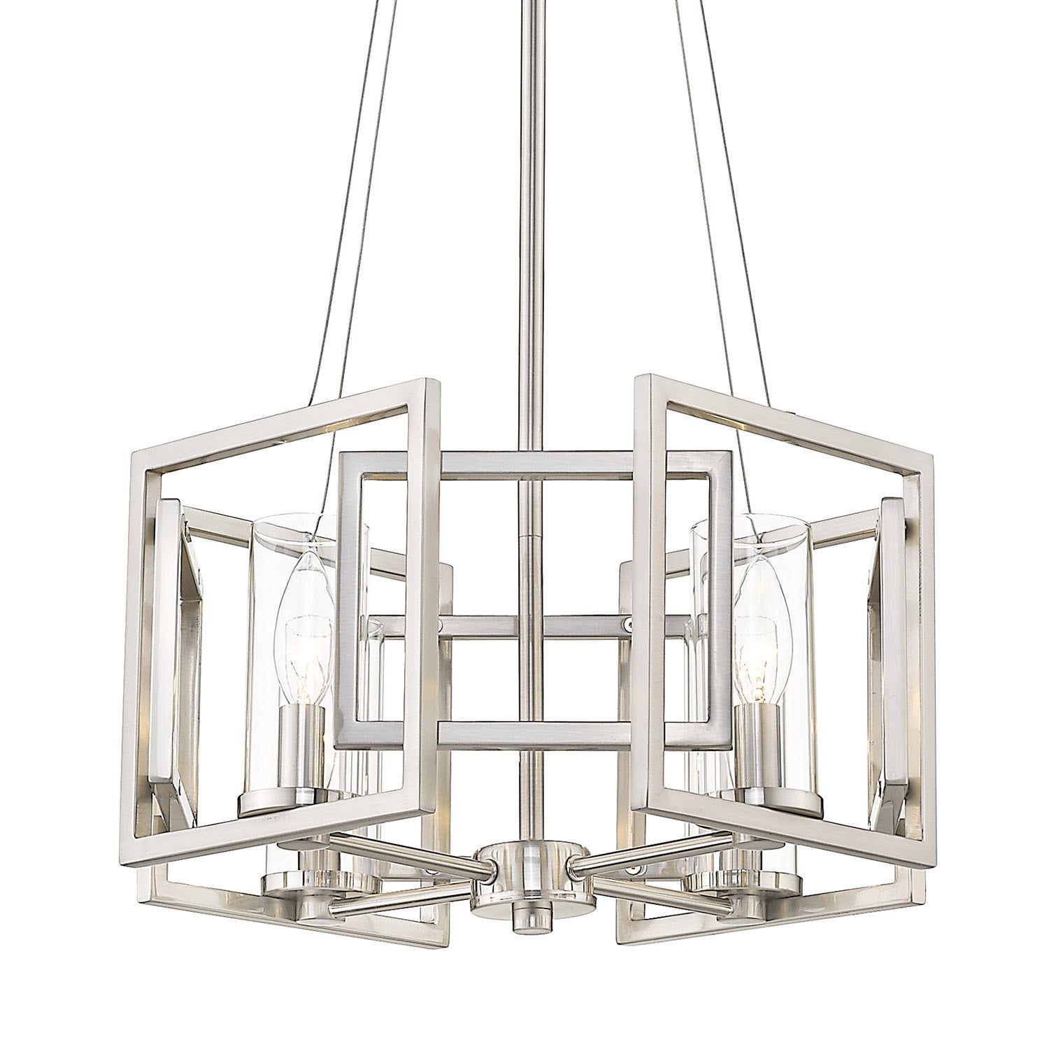 Golden - 6068-4P PW - Four Light Pendant - Marco - Pewter