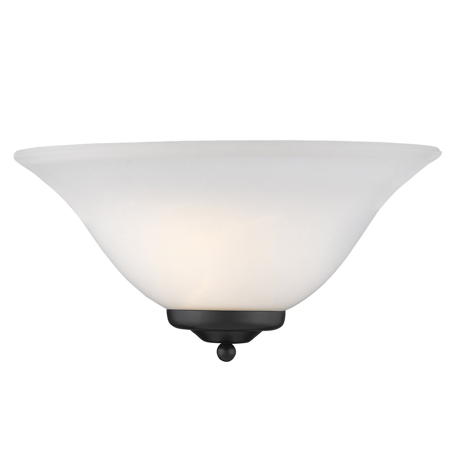 Golden - 8355 BLK - One Light Wall Sconce - Bella - Matte Black