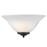 Golden - 8355 BLK - One Light Wall Sconce - Bella - Matte Black