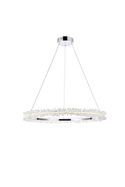Elegant Lighting - 3506D34C - LED Pendant - Laurel - Chrome