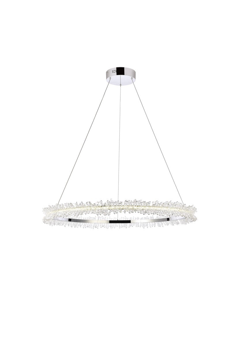 Elegant Lighting - 3506D34C - LED Pendant - Laurel - Chrome