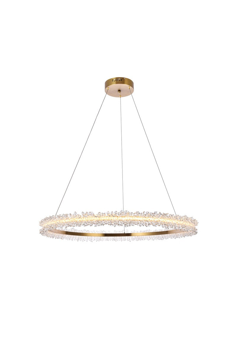 Elegant Lighting - 3506D34G - LED Pendant - Laurel - Gold