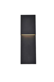 Elegant Lighting - LDOD4001BK - LED Outdoor Wall Lamp - Raine - black