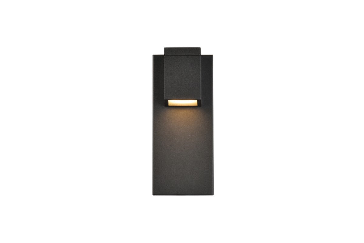 Elegant Lighting - LDOD4007BK - LED Outdoor Wall Lamp - Raine - black