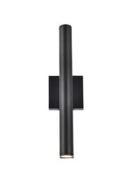 Elegant Lighting - LDOD4008BK - LED Outdoor Wall Lamp - Raine - black