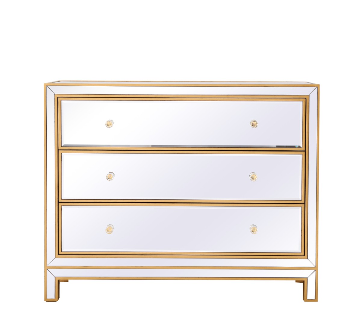 Elegant Lighting - MF72019G - Chest - REFLEXION - Antique gold
