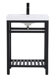 Elegant Lighting - VF14024BK - Single Bathroom Vanity - Raya - black