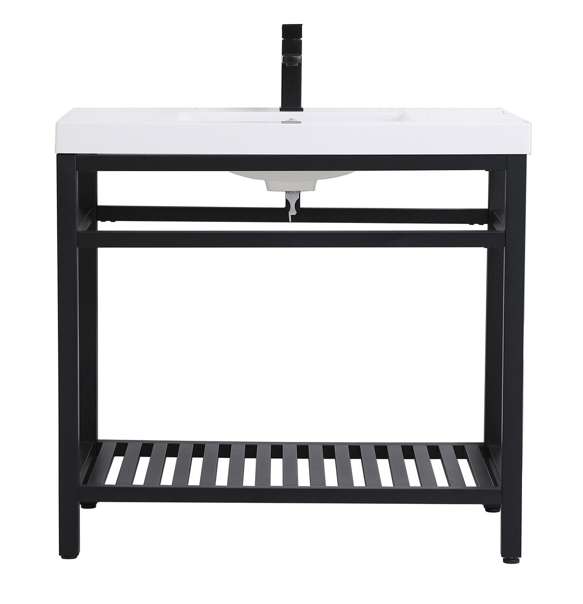 Elegant Lighting - VF14036BK - Single Bathroom Vanity - Raya - black