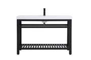 Elegant Lighting - VF14048BK - Single Bathroom Vanity - Raya - black