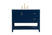 Elegant Lighting - VF16042BL - Single Bathroom Vanity - Aubrey - Blue