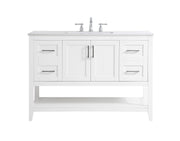 Elegant Lighting - VF16048WH - Single Bathroom Vanity - aubrey - White