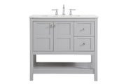 Elegant Lighting - VF16436GR - Single Bathroom Vanity - Theo - Gray
