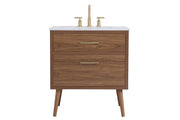 Elegant Lighting - VF41030WB - Bathroom Vanity Set - Boise - Walnut Brown