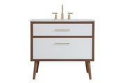 Elegant Lighting - VF41036WH - Bathroom Vanity - Boise - White