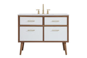Elegant Lighting - VF41042WH - Bathroom Vanity Set - Boise - White