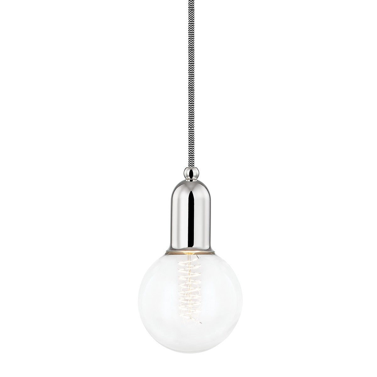 Mitzi - H419701-PN - One Light Pendant - Bryce - Polished Nickel