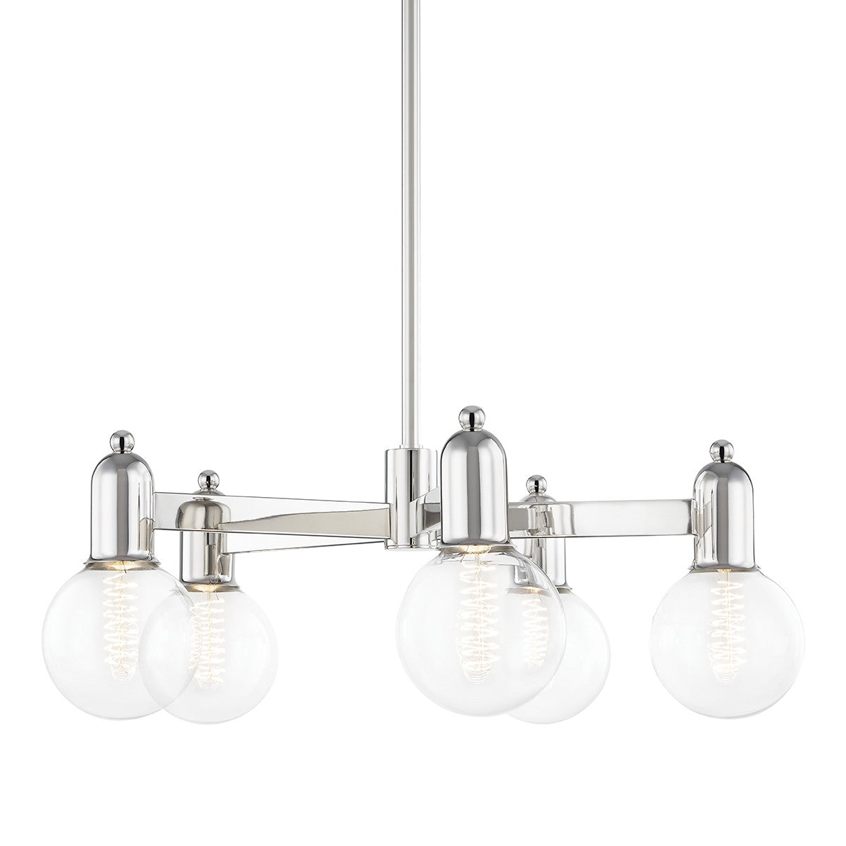 Mitzi - H419805-PN - Five Light Chandelier - Bryce - Polished Nickel