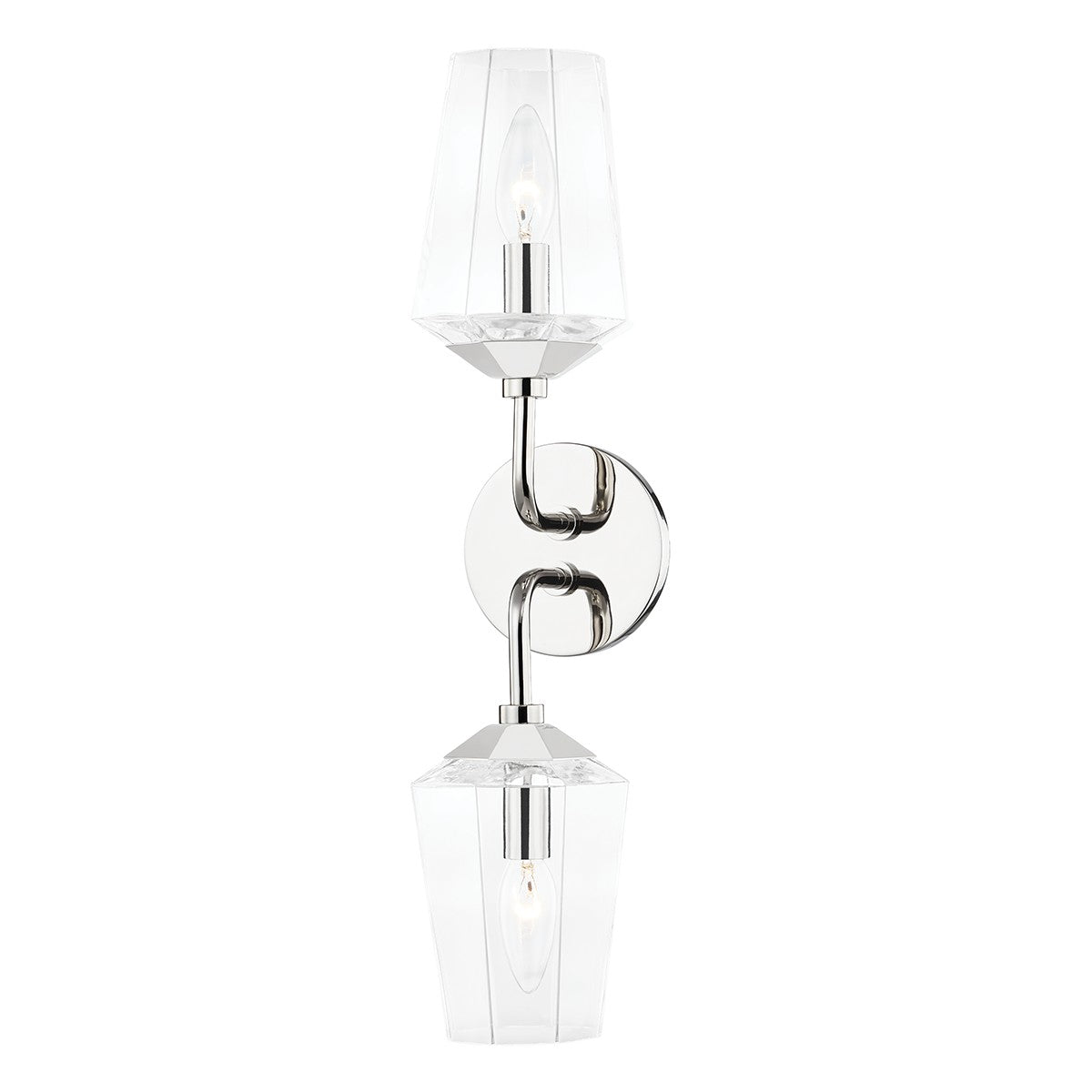 Mitzi - H420302-PN - Two Light Bath and Vanity - Kayla - Polished Nickel