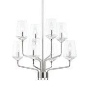 Mitzi - H420808-PN - Eight Light Chandelier - Kayla - Polished Nickel