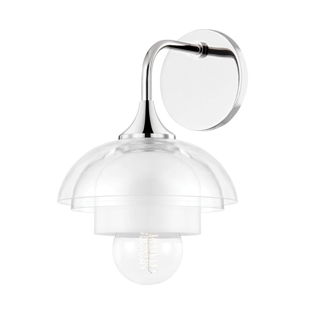 Mitzi - H429101-PN - One Light Wall Sconce - Ruby - Polished Nickel