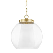 Mitzi - H457701L-AGB - One Light Pendant - Sasha - Aged Brass