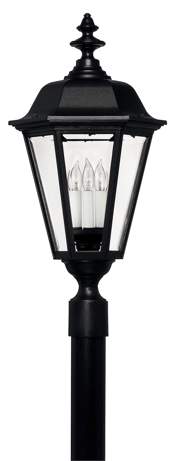 Hinkley - 1471BK - LED Post Top or Pier Mount Lantern - Manor House - Black