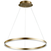 Quorum - 3-64-40 - LED Pendant - Circulo - Aged Brass
