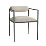 Arteriors - 4543 - Chair - Barbana - Pewter