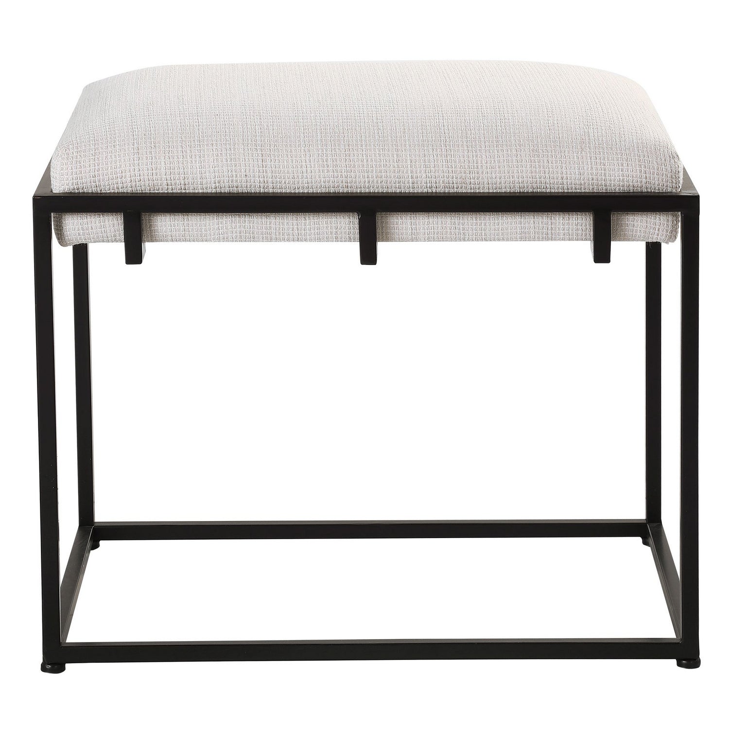 Uttermost - 23580 - Bench - Paradox - Matte Black Iron