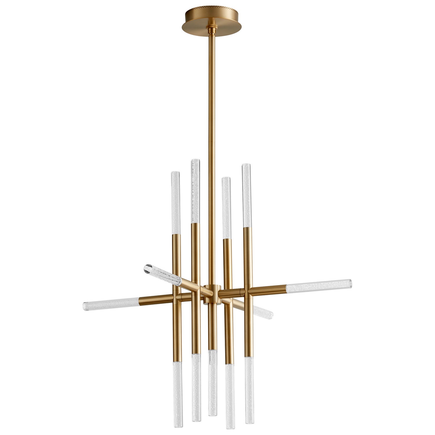 Quorum - 3-697-40 - LED Ceiling Mount - Moxy - Aged Brass