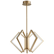 Quorum - 3-6143-40 - LED Ceiling Mount - Acadia - Aged Brass