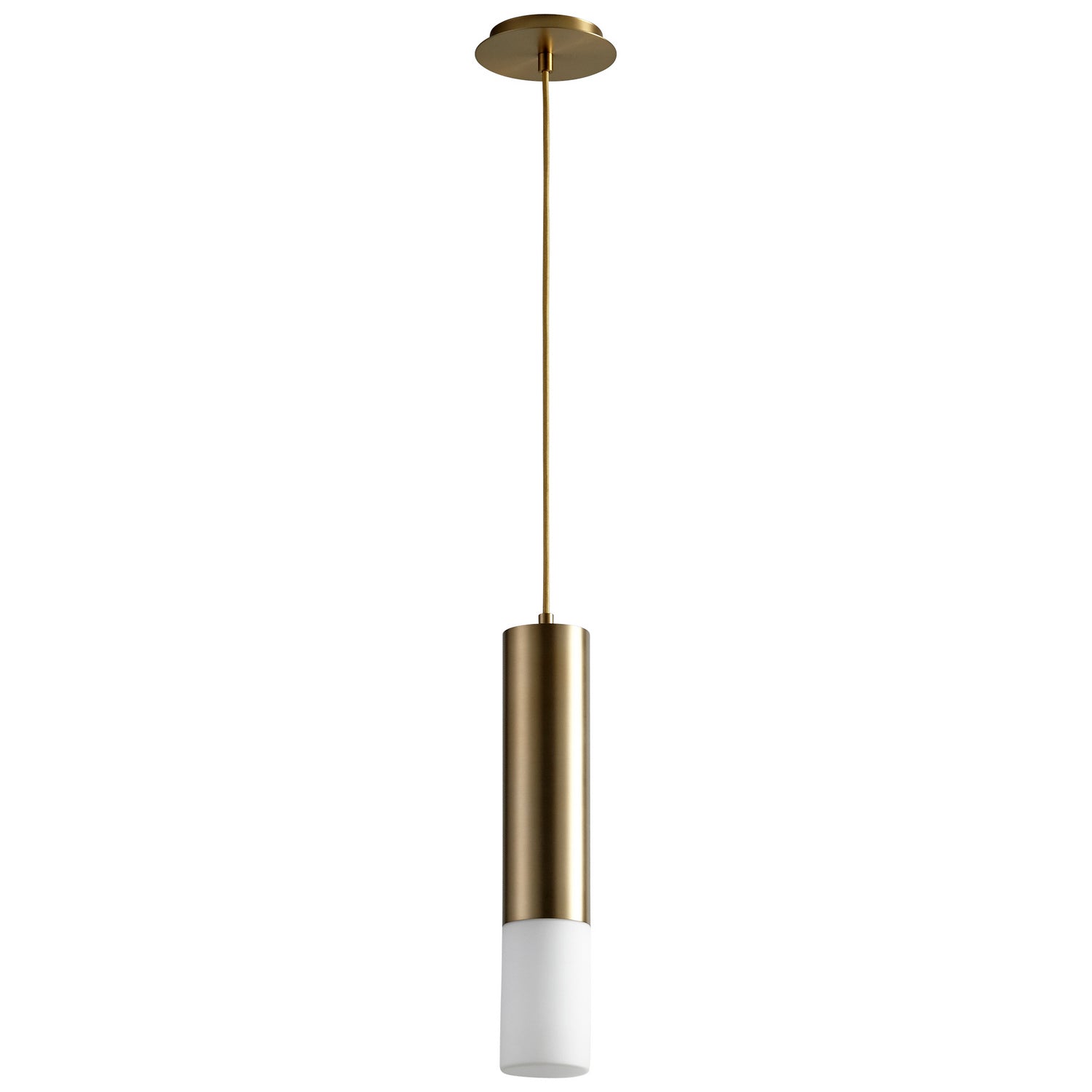 Quorum - 3-654-140 - LED Pendant - Opus - Aged Brass