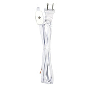 Satco - 80-2261 - 6 Ft 18/2Spt-1 W/Plug - White