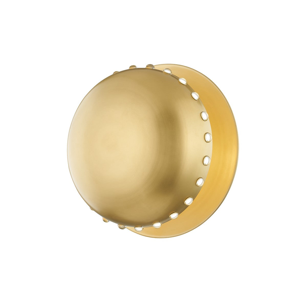 Hudson Valley - 2816-AGB - One Light Flush Mount - Nash - Aged Brass