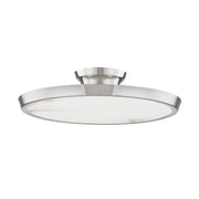 Hudson Valley - 3600-PN - LED Flush Mount - Draper - Polished Nickel