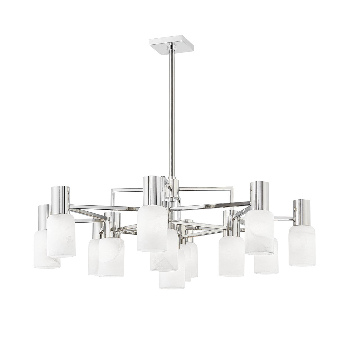 Hudson Valley - 4237-PN - LED Chandelier - Centerport - Polished Nickel
