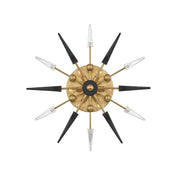 Hudson Valley - 9024-AGB - Six Light Wall Sconce - Sparta - Aged Brass